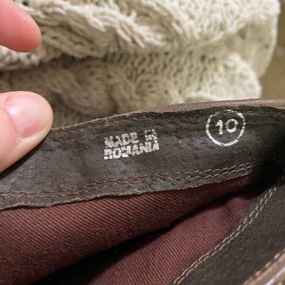 Slouchy leather Aldo booties - Picture 6 of 9